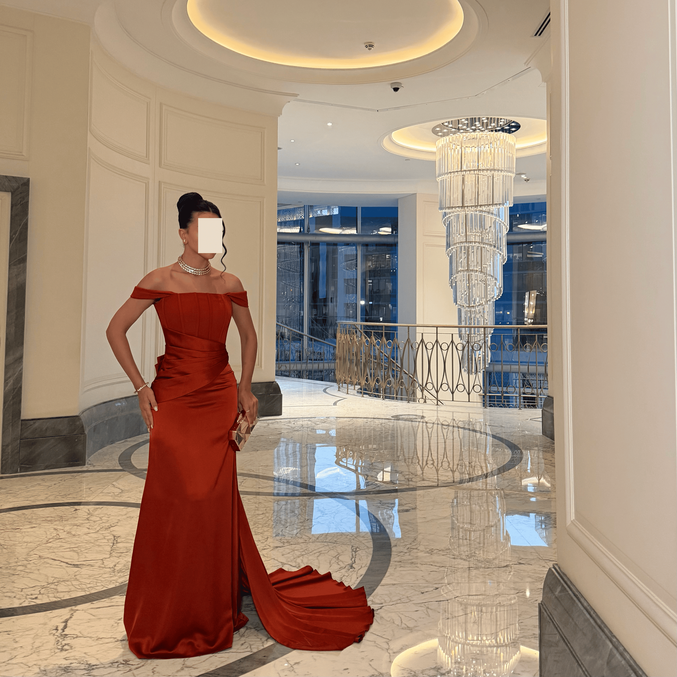 Grace- orange with red shade
