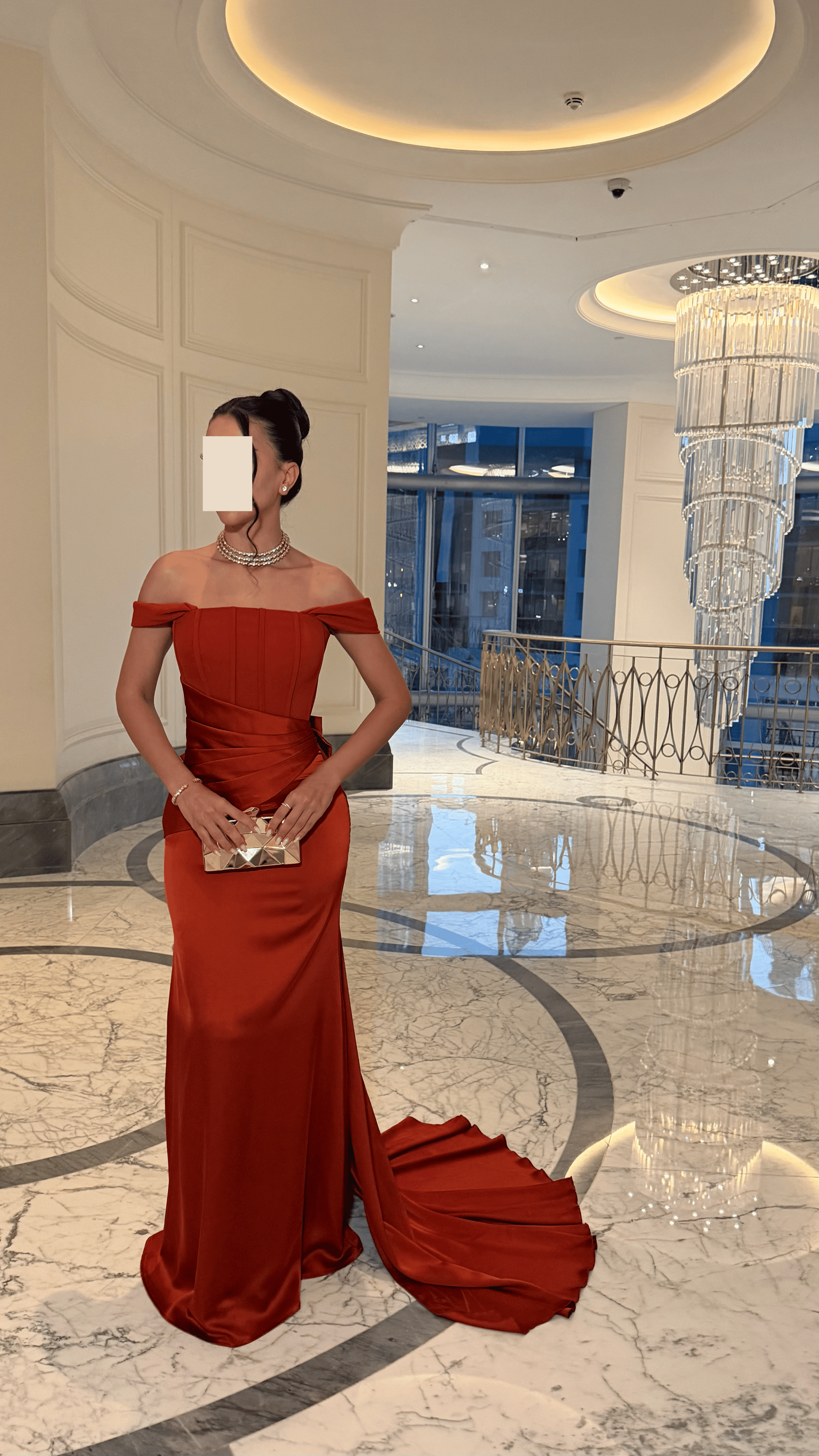 Grace- orange with red shade