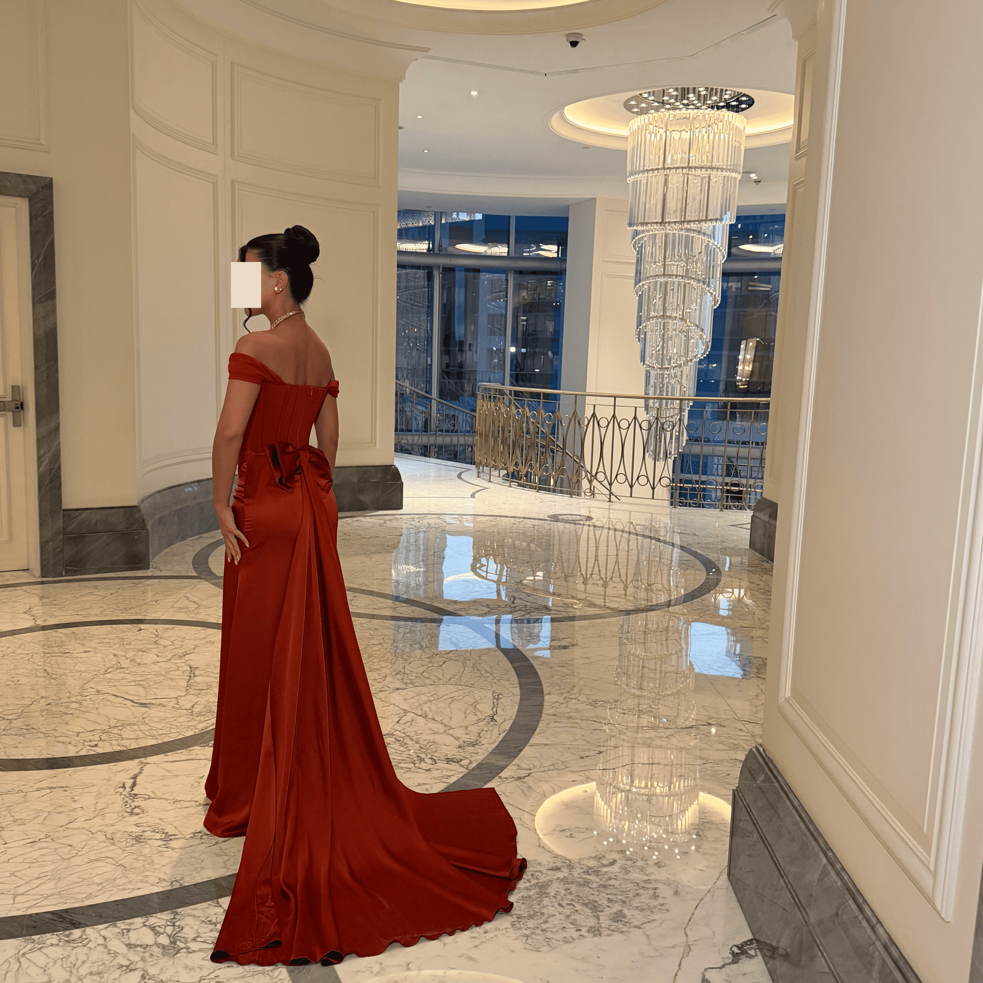 Grace- orange with red shade